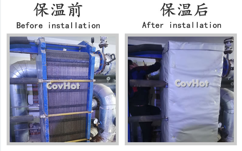 板式<a href=http://m.sdjmqj.cn/e/tags/?tagname=%E6%8D%A2%E7%83%AD%E5%99%A8%E4%BF%9D%E6%B8%A9 target=_blank class=infotextkey>換熱器保溫</a>套,板換保溫罩
